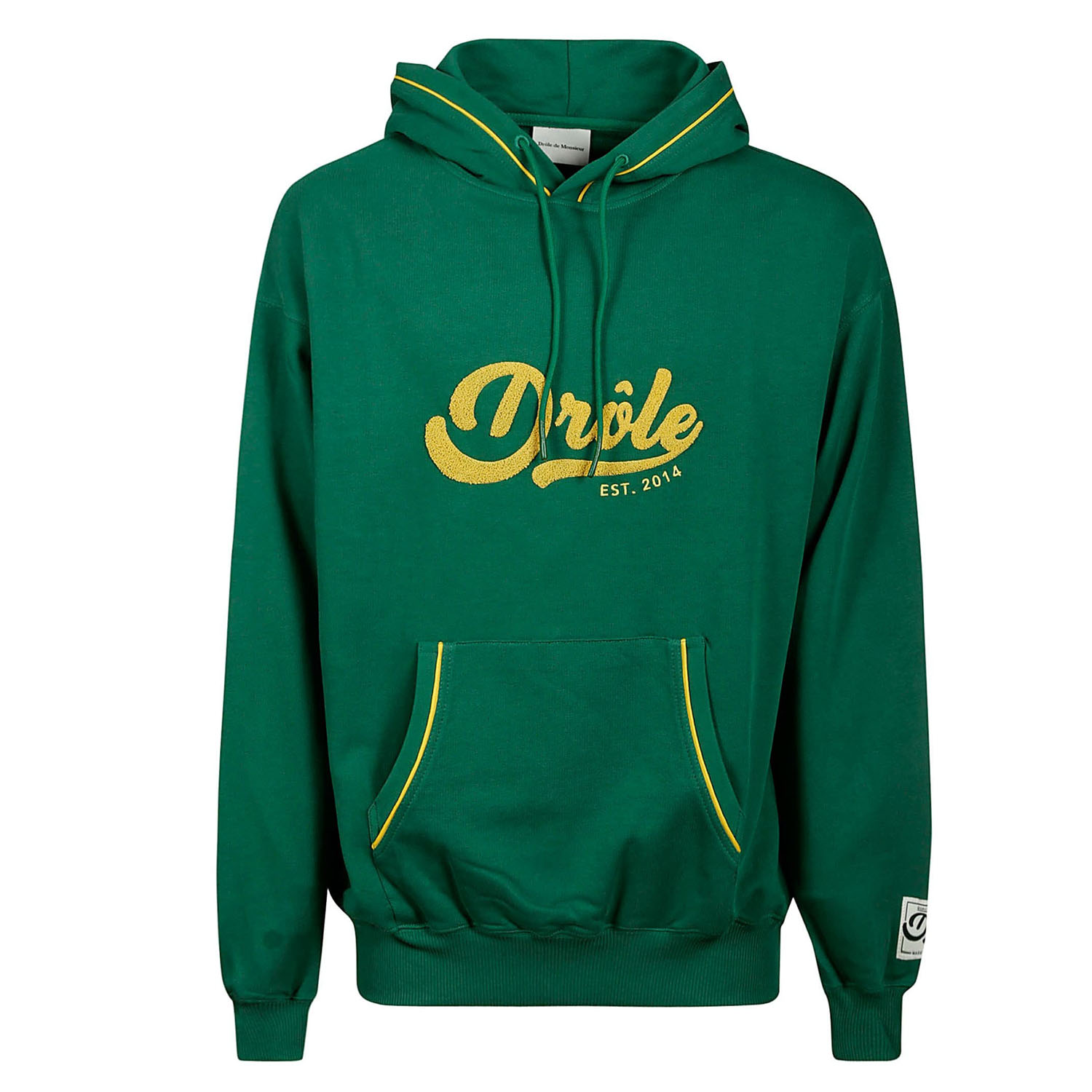 Худи Drole de Monsieur Le Hoodie Sport Forest Green по